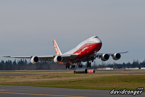 Boeing 747-800 Intercontinental First Flight