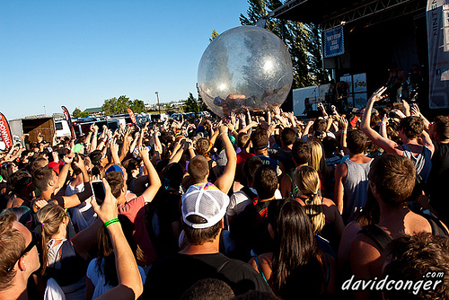 Family Force 5 at Vans Warped Tour 2011